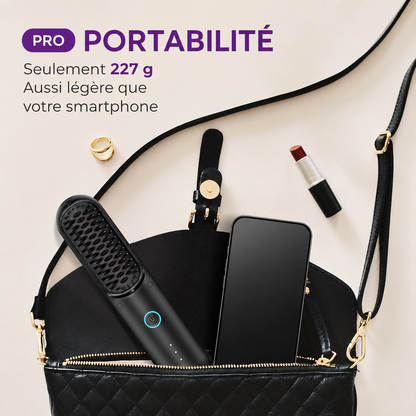 Lissea™ -Brosse Lissante Portable pour les Cheveux ou Perruque